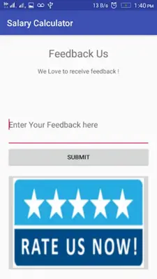 Salary Calculator android App screenshot 2